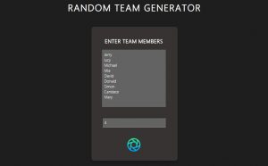 Random Groups Generator